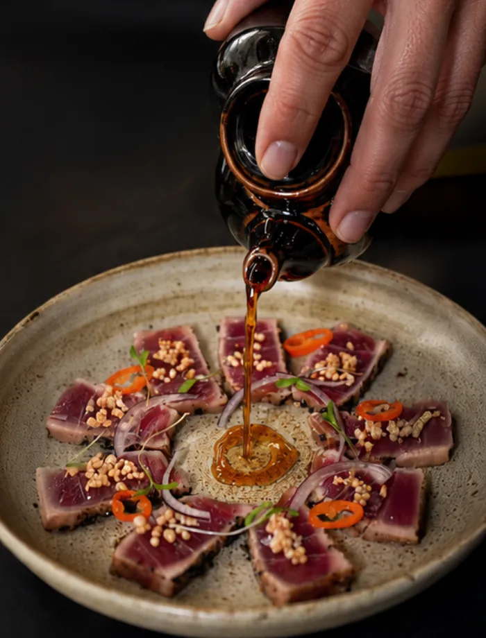 Tiradito de atún