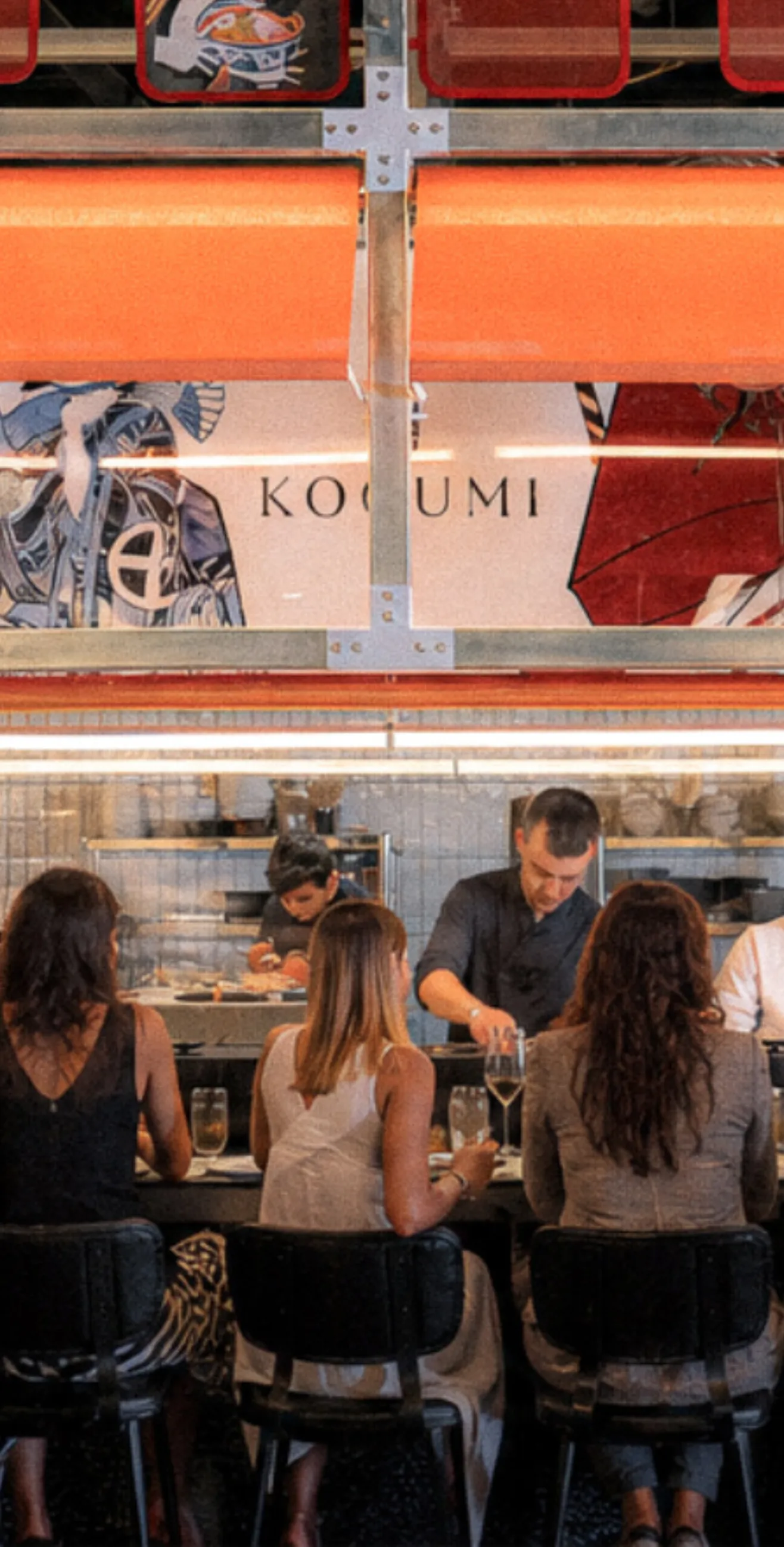 La barra de Kogumi en el Bernabéu Market