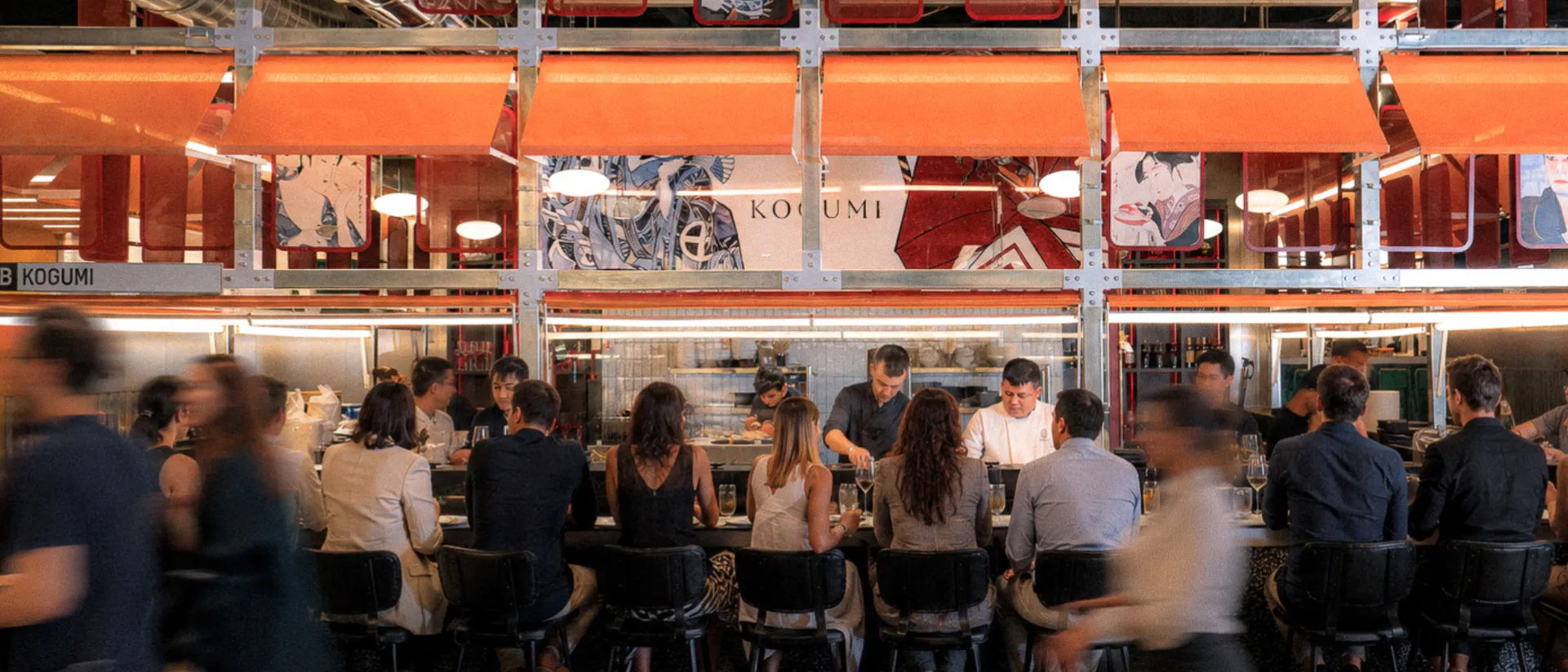 La barra de Kogumi en el Bernabéu Market